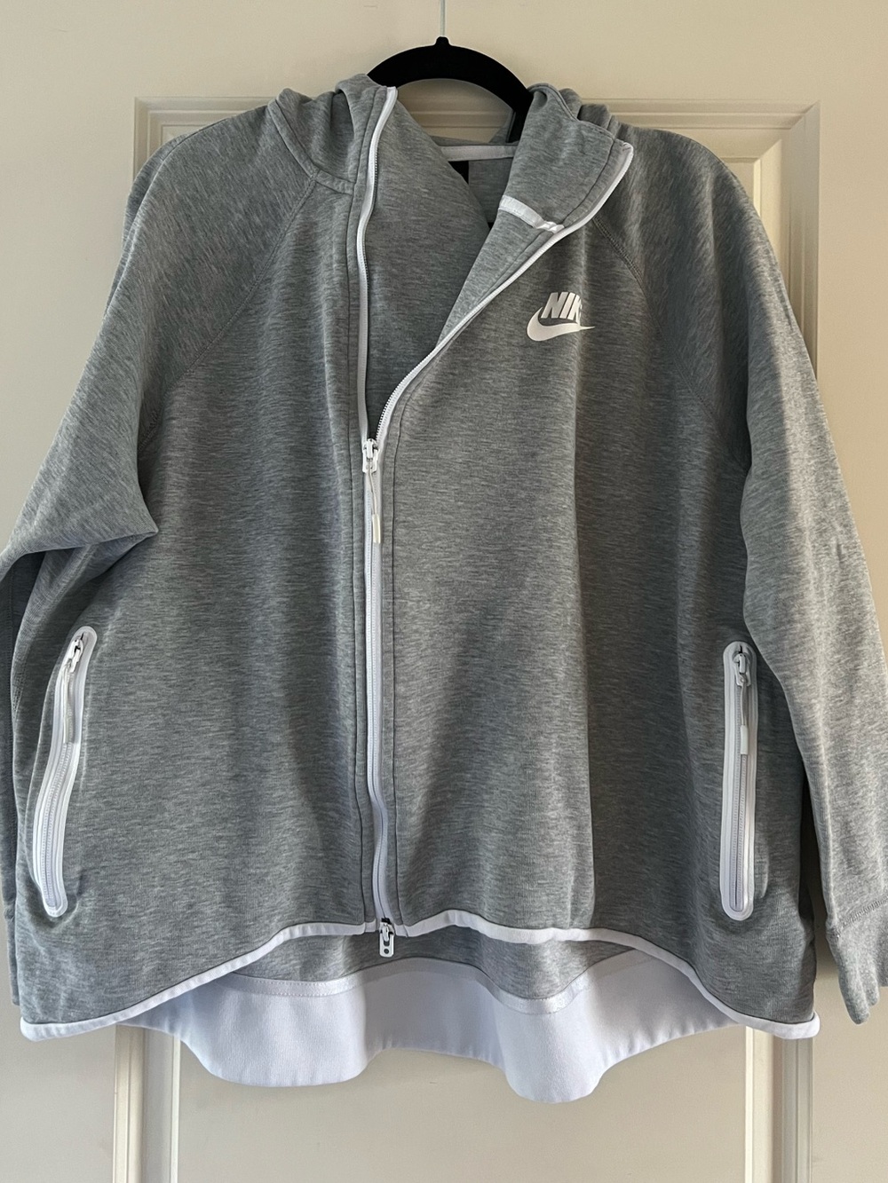 Nike Grey Zip Hoodie